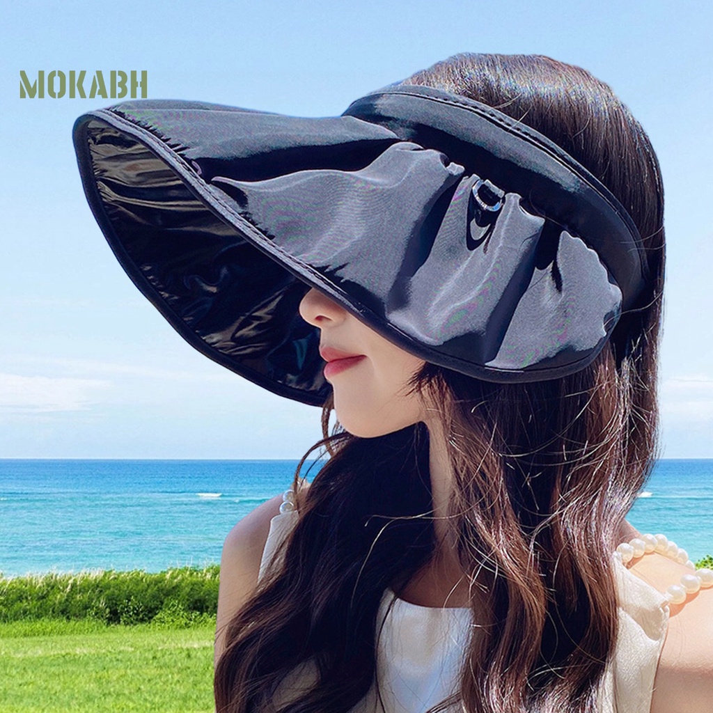 Nón Rộng Vành Thoáng Khí Chống Tia UV Màu Sắc Thời Trang Đi Biển Mùa Hè Cho Nữ