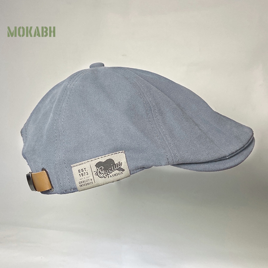 Mũ Beret Màu Trơn Phong Cách Anh Quốc Cổ Điển Thời Trang Cho Nam