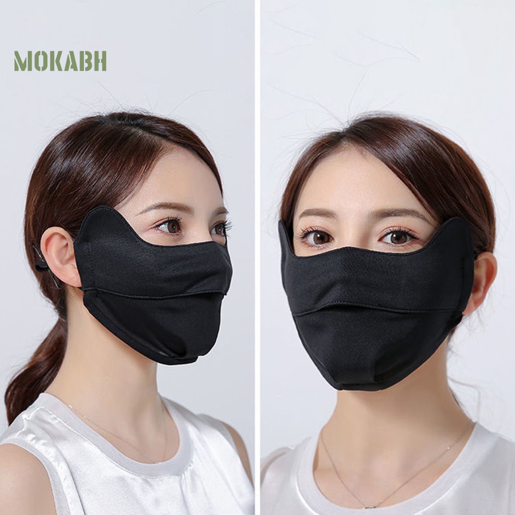 Vỏ Bọc Miệng Bằng Lụa Lạnh Chống Tia UV Chống Bụi Thoáng Khí