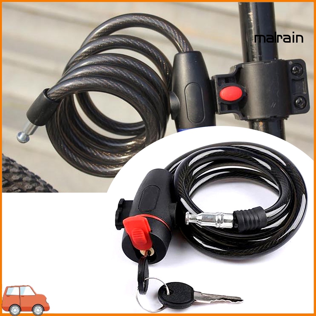 1 Bộ Ổ Khóa Xe Đạp Leo Núi Bằng Kim Loại Độ Bền Cao Kèm Chìa Khóa Tiện Dụng Cho Gia Đình