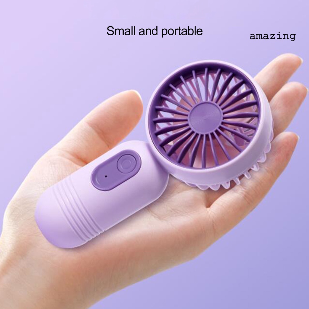 Mal- Quạt Cầm Tay Một Nút Khởi Động Tốc Độ Tiếng Ồn Thấp Dễ Mang Theo Bằng ABS Ultra-Quiet Nhỏ Gọn Có Thể Điều Chỉnh