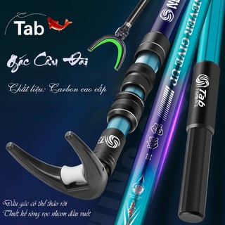 Gác cần câu đài, chống cần câu đài carbon tab 2.1m, 2.4m, 2.7m