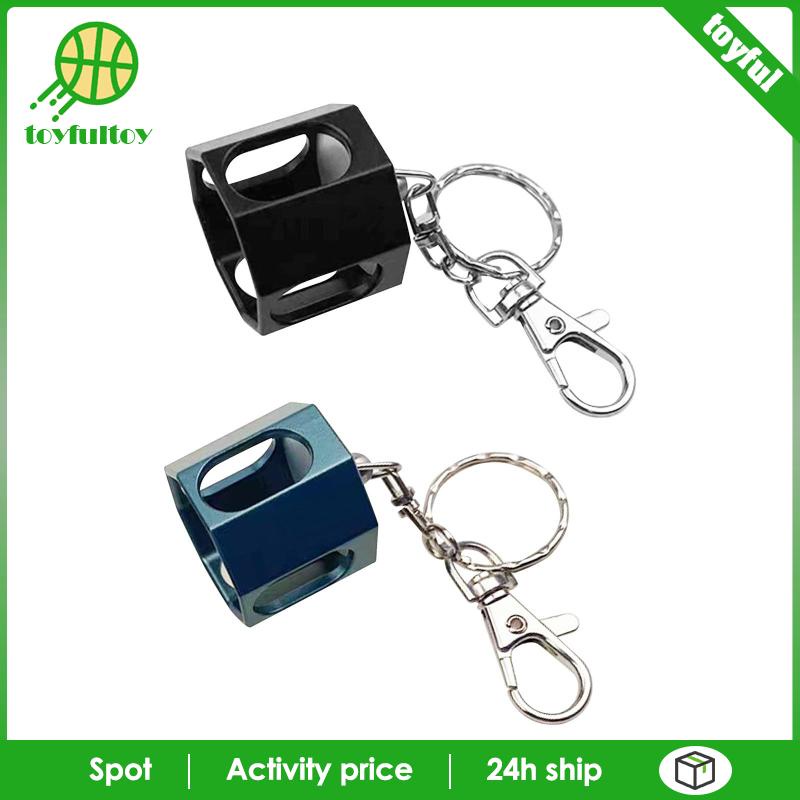 Hộp Đựng Phấn Dạng Cây Cơ Bida Bằng Kim Loại Gọn Nhẹ Kèm Móc Khóa Ốp