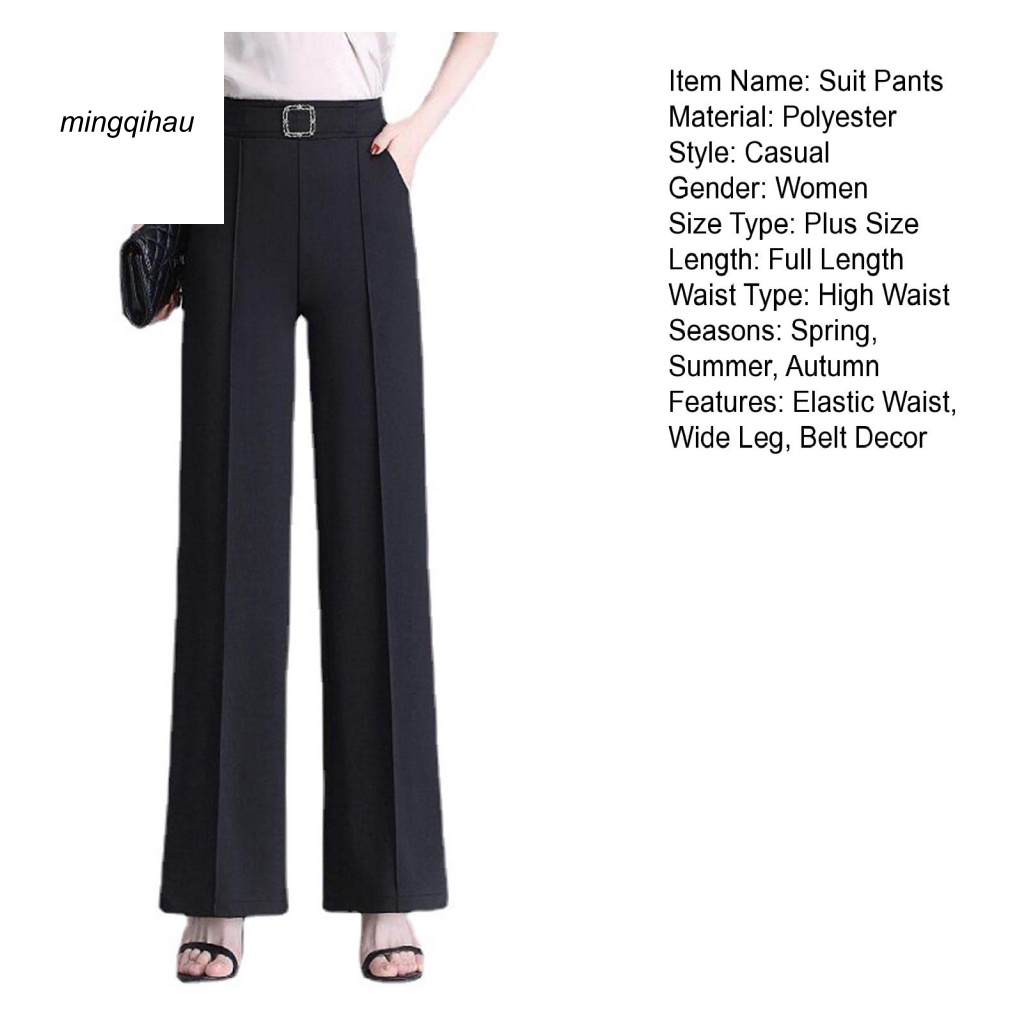 Quần Dài Lưng Cao Thời Trang Cho Nữ