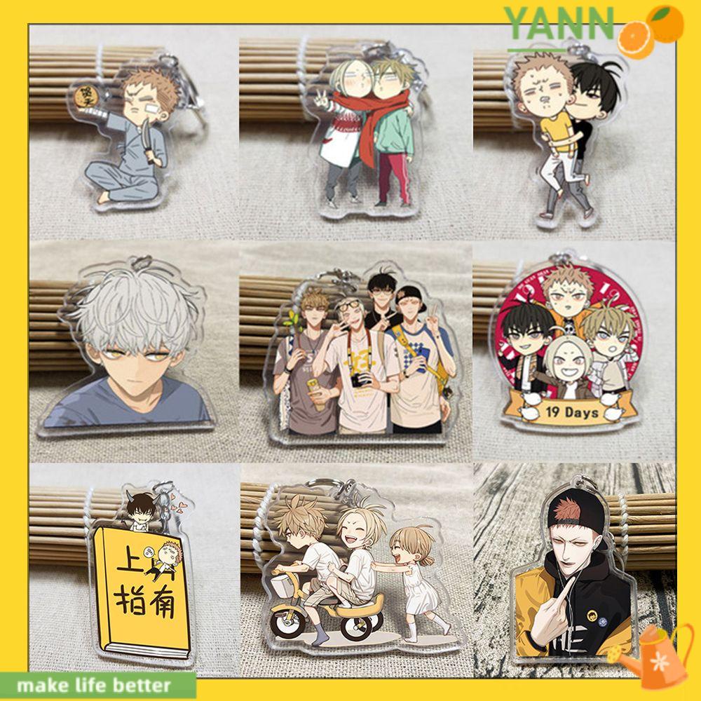 1 Móc Khóa Acrylic Hình Anime Dễ Thương 1-19 Ngày