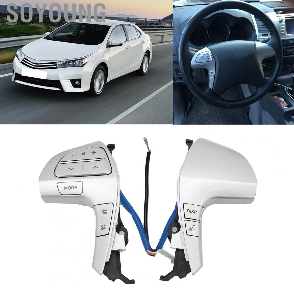 Soyoung 84250-60180  Steering Wheel Control Switch Stable Multifunctional for Garage Replacement CAMRY ACV4 AHV41 2006‑2011 Car Shop