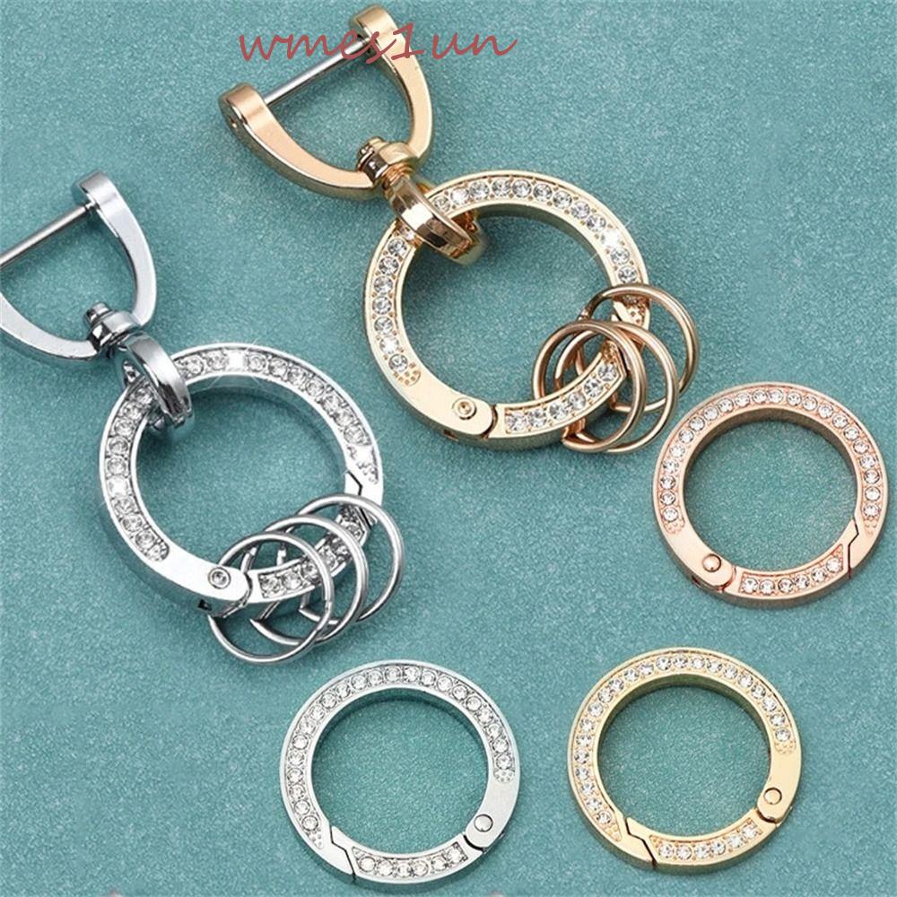 Móc Khóa Tròn Bằng Kim Loại Chất Lượng Cao WMES15H Xoay 360 Độ