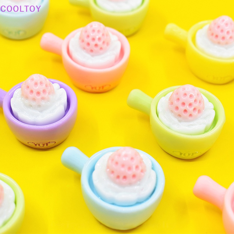 Cooltoy Set 5 Mô Hình Bánh Ngọt / Món Tráng Miệng Mini Dễ Thương Trang Trí Nhà Búp Bê DIY