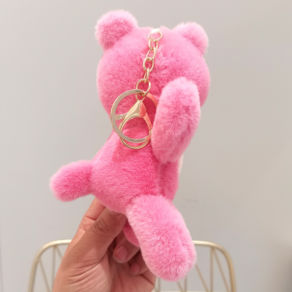 Móc Khóa Gấu Nhồi Bông Dễ Thương