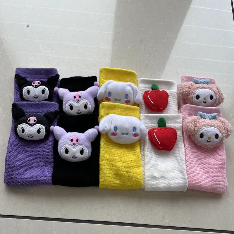 Vớ Siêu Mỏng Họa Tiết Kuromi Dễ Thương Cho Bé Gái