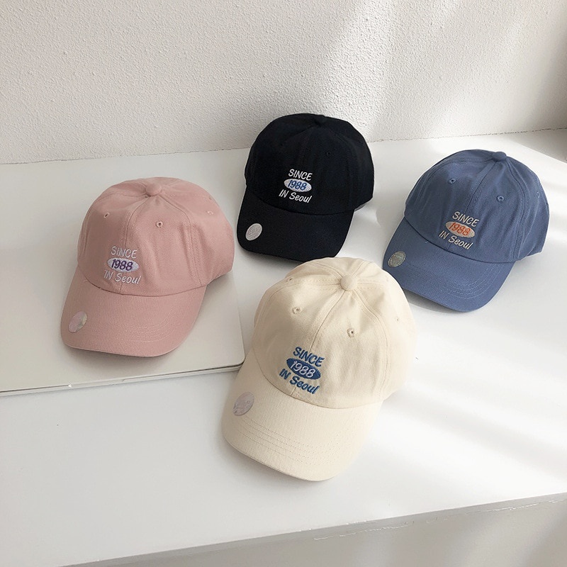 Mũ Lưỡi Trai Thêu Chữ Số Xinh Xắn Cho Bé