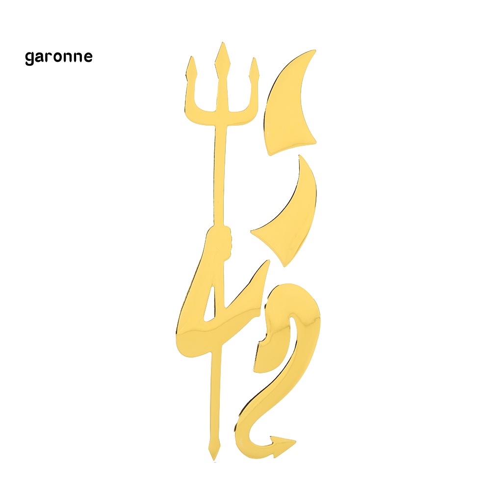 Đề Can Dán Trang Trí Xe Hơi Họa Tiết Quỷ Nhỏ 3D Vui Nhộn