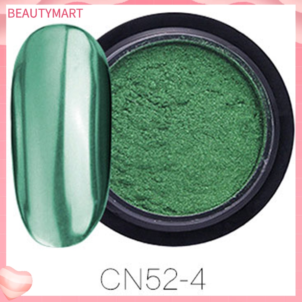 Bột Chrome Tráng Gương 12 Màu Siêu Mỏng Tạo Hiệu Ứng Trang Trí Móng Nghệ Thuật