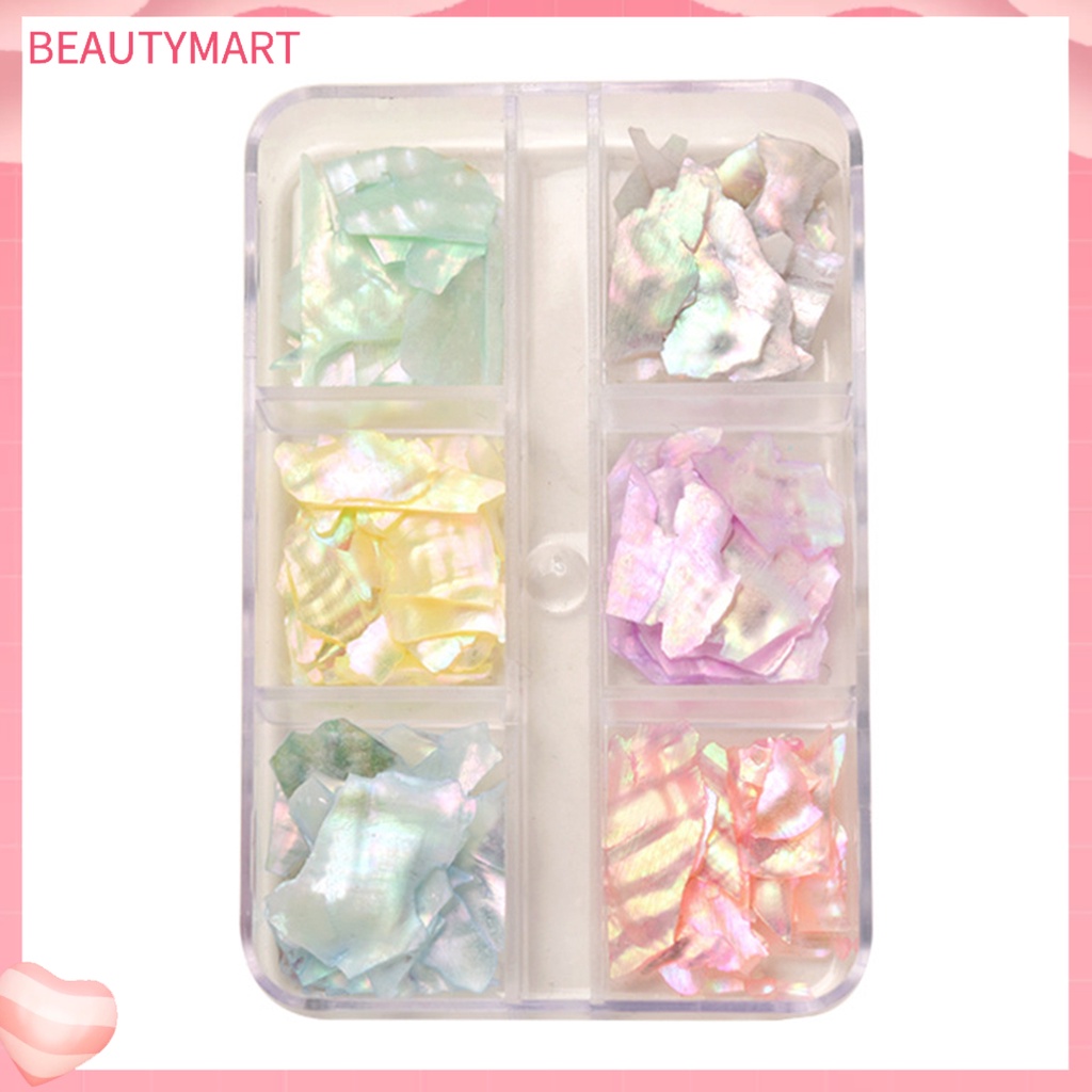 1 Hộp Vỏ Sò 3D Trang Trí Móng Tay Nghệ Thuật