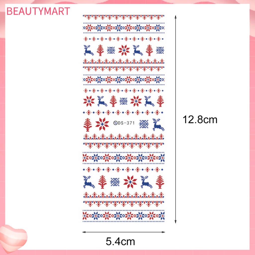 1 Tờ Sticker DS371 DS372 Chống Thấm Nước Thân Thiện Với Môi Trường Dùng Trang Trí Móng Nghệ Thuật