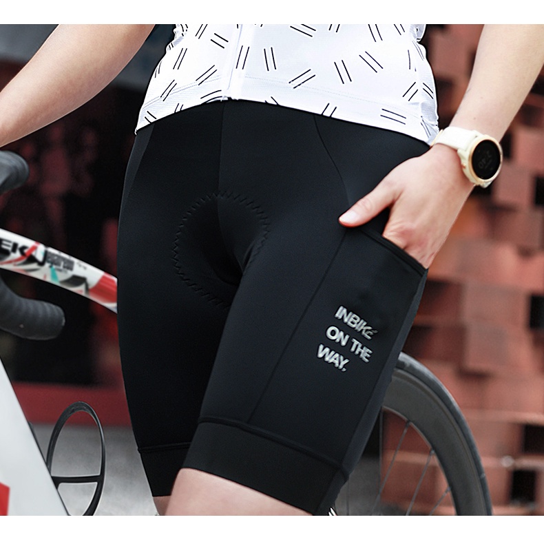 Quần nữ ngắn inbike Elite L170 BLack