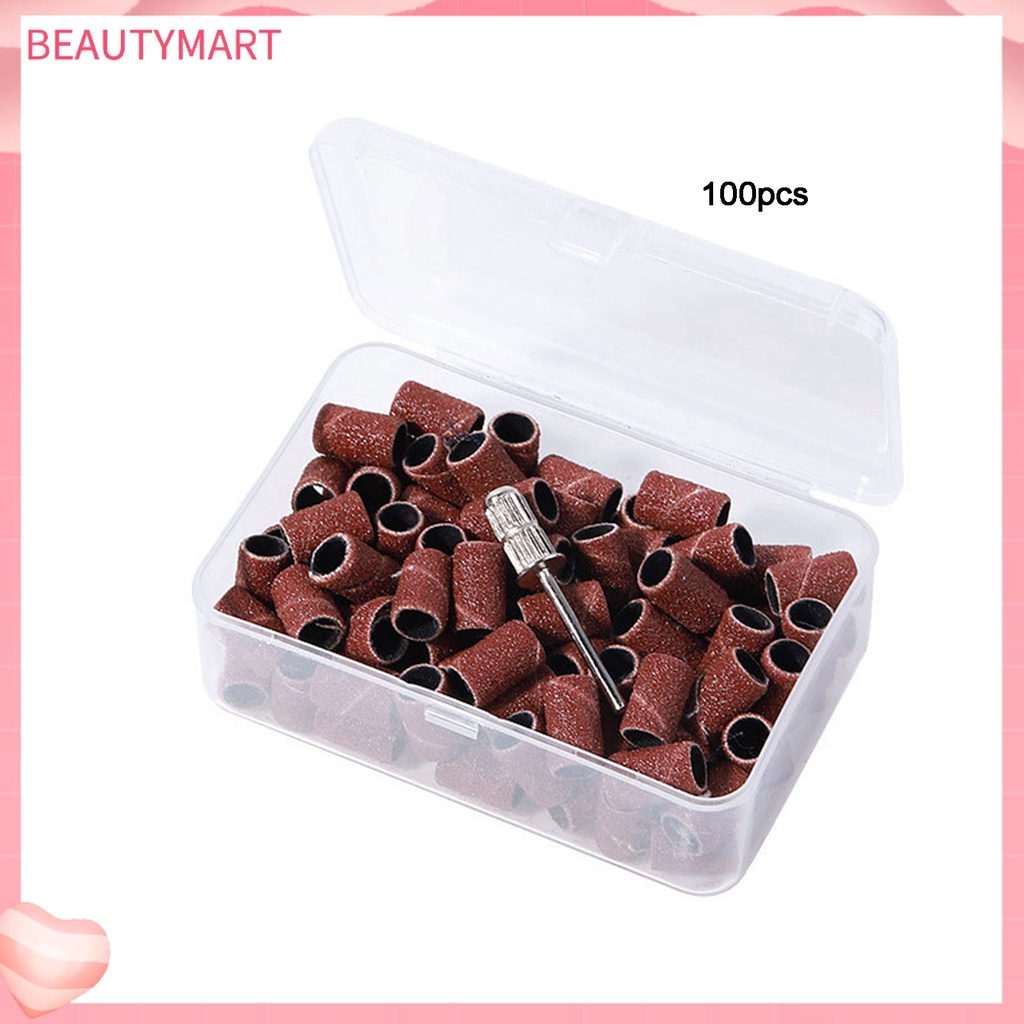 1 Hộp Vòng Cát Đánh Bóng Mài Móng Tay Đa Năng Độ Bền Cao