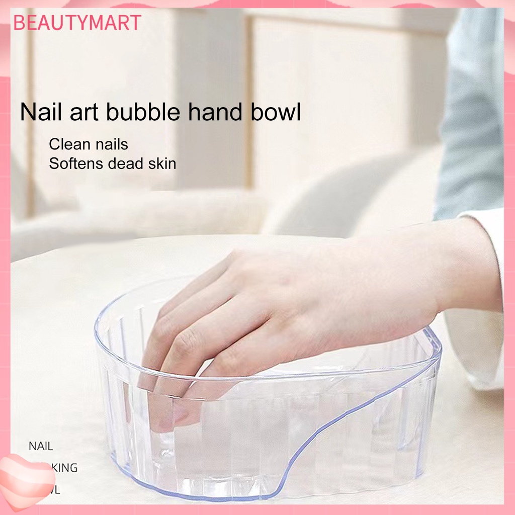 Tô Ngâm Móng Tay Bằng Acrylic Trong Suốt Tái Sử Dụng Được Tiện Lợi