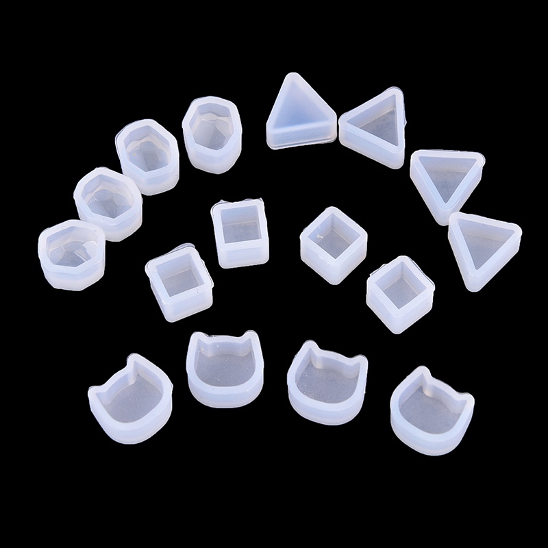 Set 2 Khuôn Silicon Trong Suốt Làm Trang Sức DIY