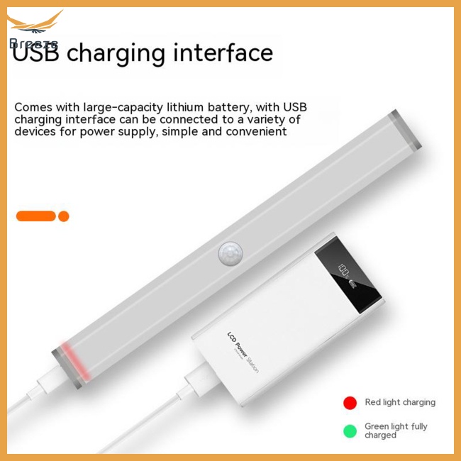 Đèn Pin Led Không Dây 3 Cấp Độ Có Thể Điều Chỉnh Bảo Vệ Mắt Kèm Sạc Usb Tiện Dụng