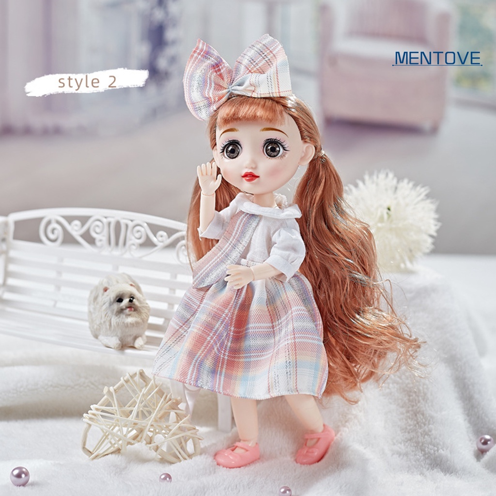 Búp Bê JK Mặc Đầm Nhám 24CM Biểu Tượng Cảm Xúc Đẹp Mắt