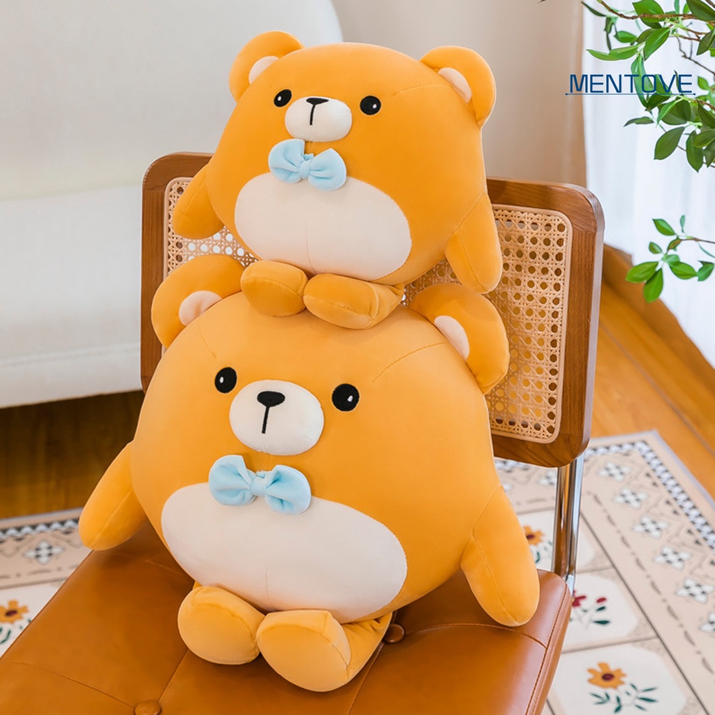 Gấu Nhồi Bông Bằng Cotton Mềm Mại Dễ Thương Trang Trí Nhà Cửa