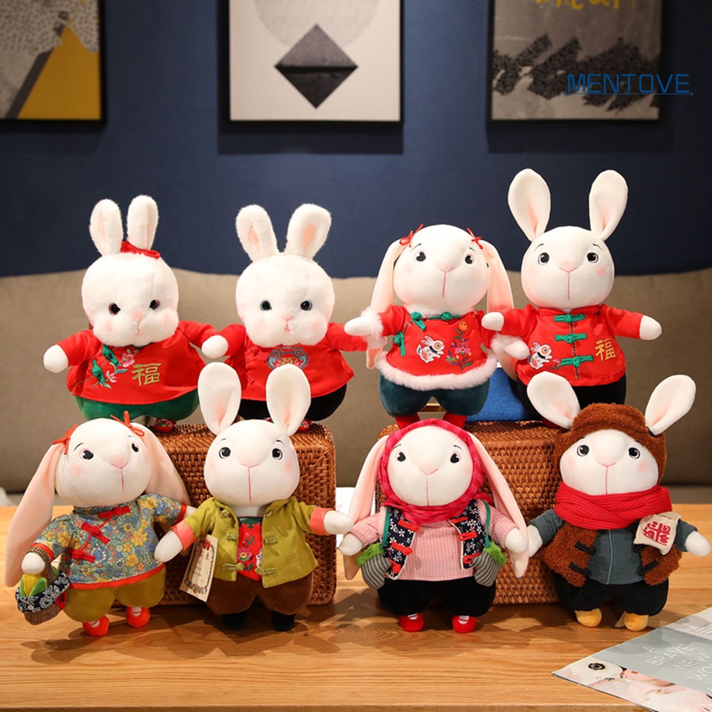 [MT] Thỏ Nhồi Bông Phong Cách Dân Tộc Trung Hoa Dễ Thương Dành Cho Cặp Đôi