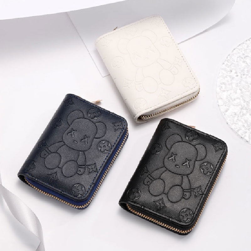 Ví Đựng Thẻ Cỡ Lớn Chống Trộm Hình Gấu Dễ Thương Cho Nữ