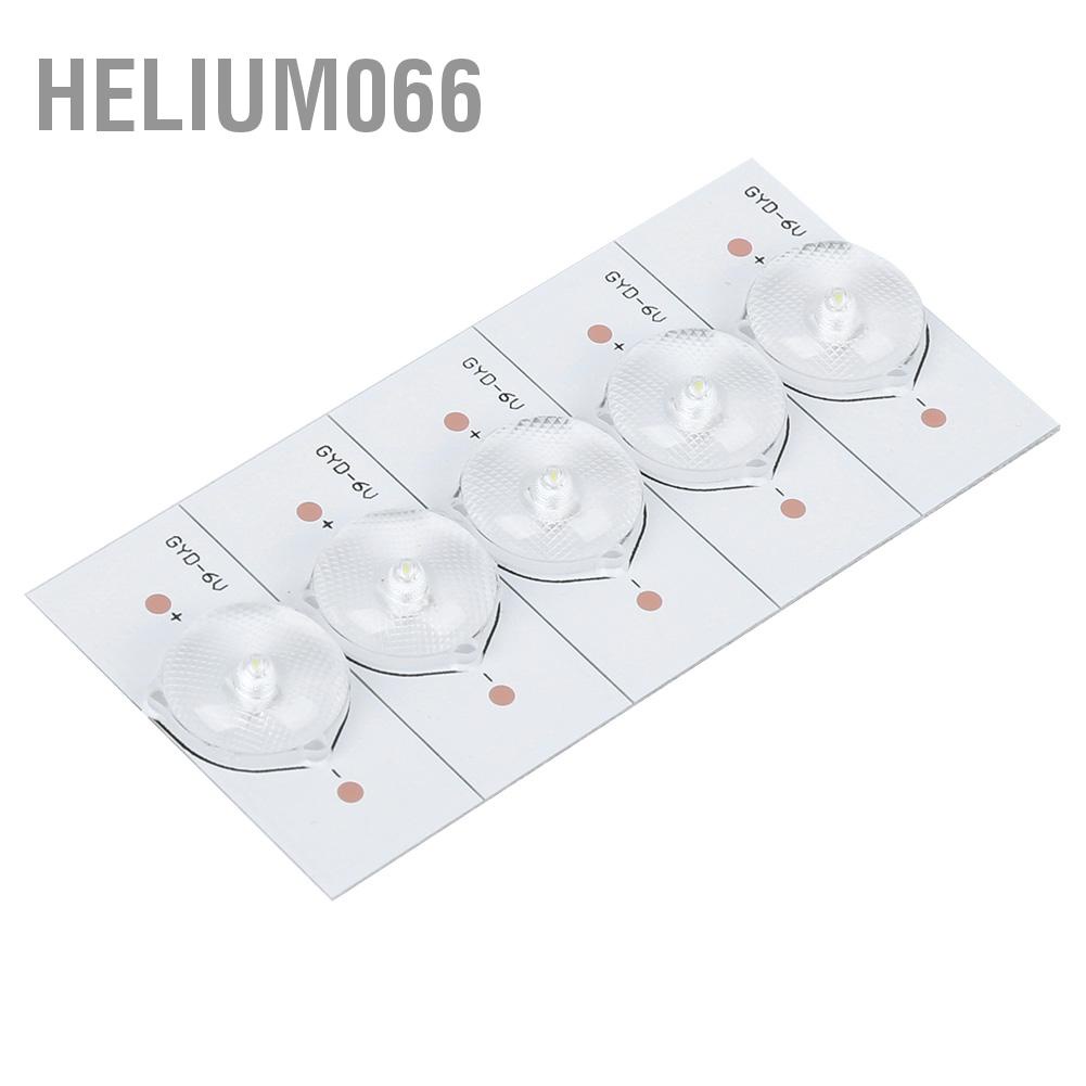 Helium066 Màu ánh sáng trắng 6V Sử dụng chung Hạt đèn SMD với Bộ lọc ống kính quang học để sửa chữa TV LED