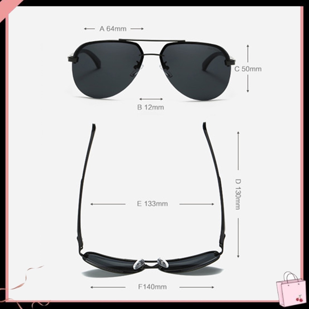 Kính Mát Phân Cực Chống Tia UV400 Phân Cực Bảo Vệ Mắt Khi Lái Xe Dành Cho Nam Và Nữ