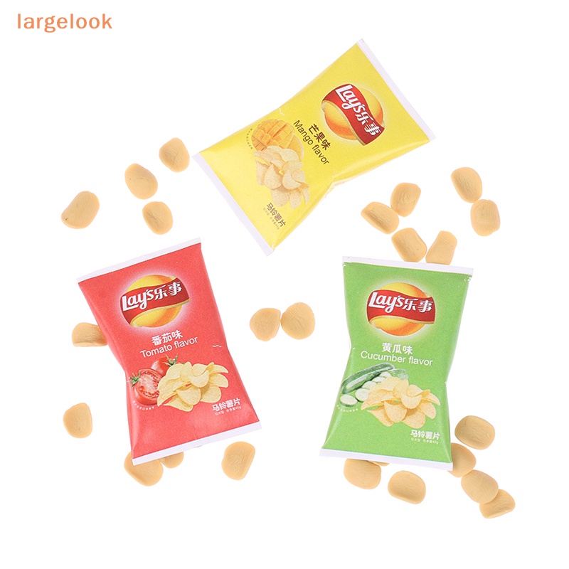 1 Bộ Túi Đựng Khoai Tây Chiên Dùng Để Trang Trí Nhà Búp Bê