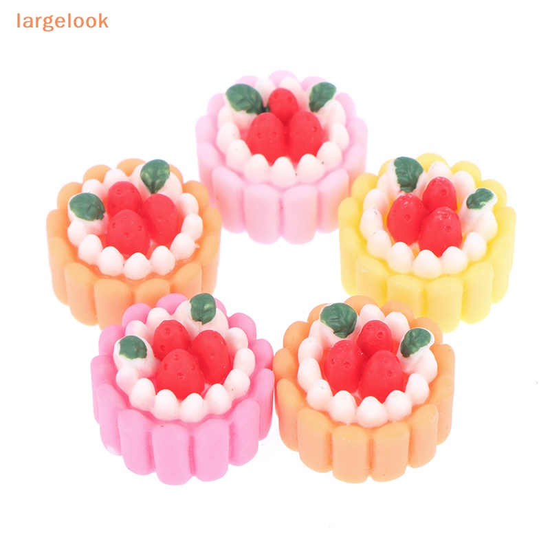 Set 5 Bánh Kem Nhỏ Nhắn Dễ Thương Trang Trí Nhà Búp Bê