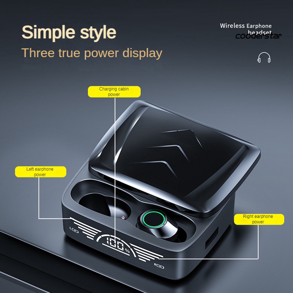 Tai Nghe Nhét Trong Không Dây Bluetooth 5.3 HiFi BQ30 Có Màn Hình LED Kỹ Thuật Số