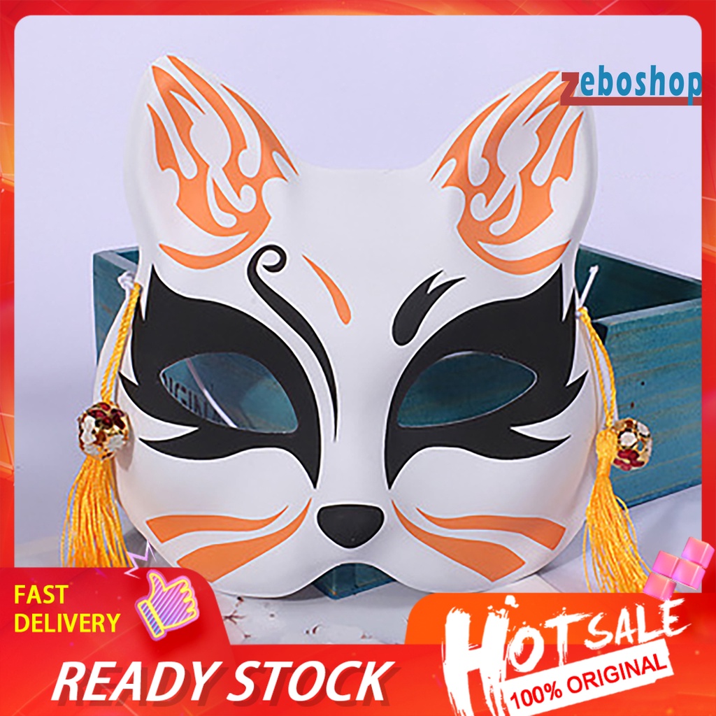 Zeboshop Mặt Nạ Hóa Trang Kabuki Nhật Bản Nhiều Màu Sắc Phong Cách Đặc Biệt