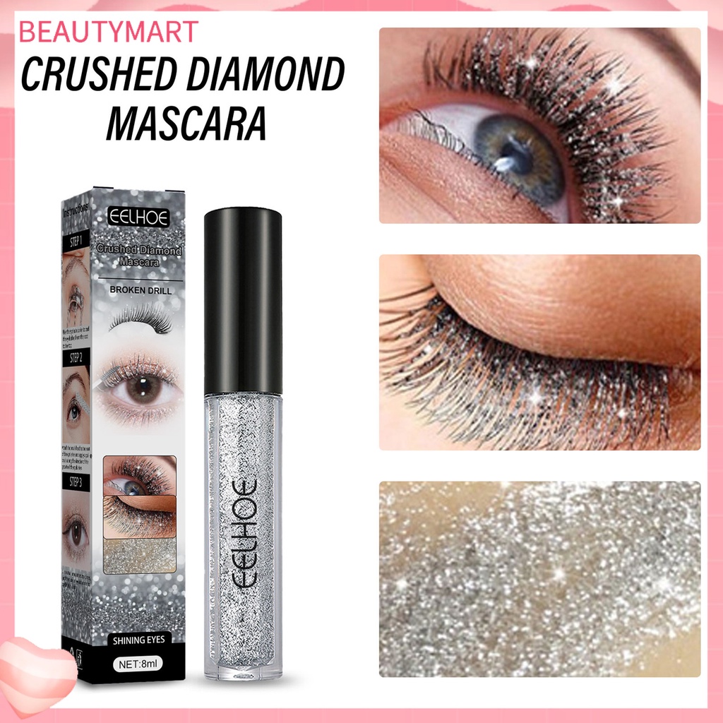 Mascara beautymart 8ml Nhanh Khô Chống Thấm Mồ Hôi Chống Nhòe Trang Điểm Dài Dày Và Cong Lông Mi