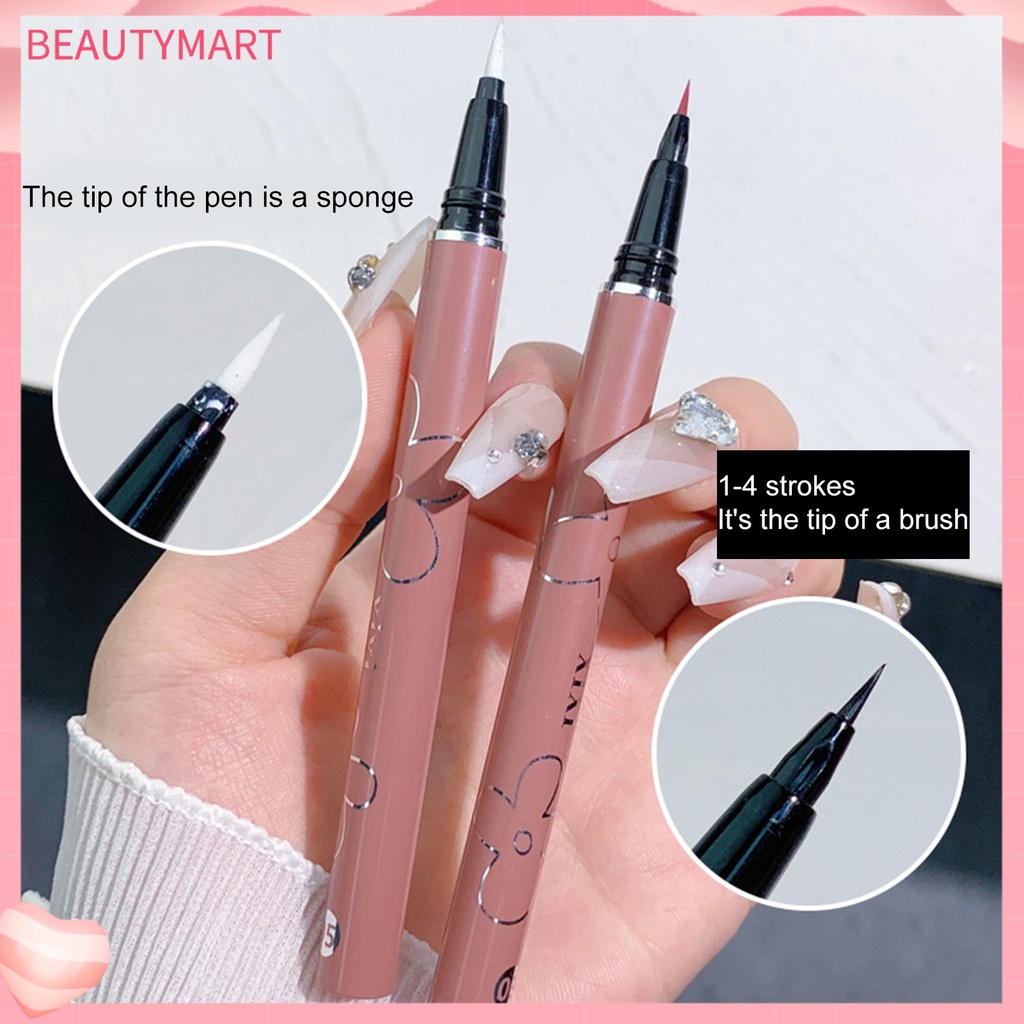 Bút Kẻ Mắt Dạng Lỏng 1.2ml Đầu Mềm Tự Nhiên Lâu Trôi Chống Thấm Nước Đa Chức Năng Không Phai Màu