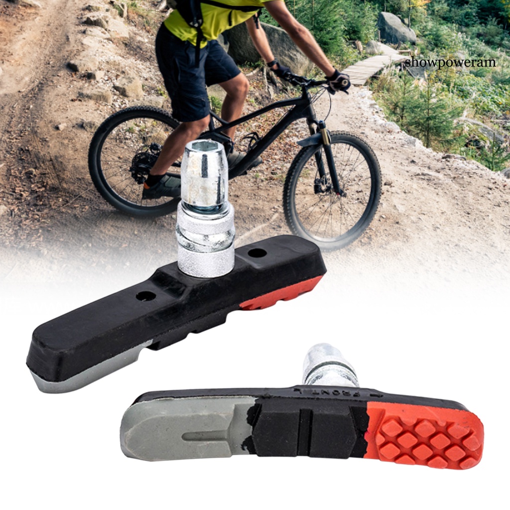 1 Cặp Má Phanh Xe Đạp Hình Chữ V Trọng Lượng Nhẹ Không Thay Thế