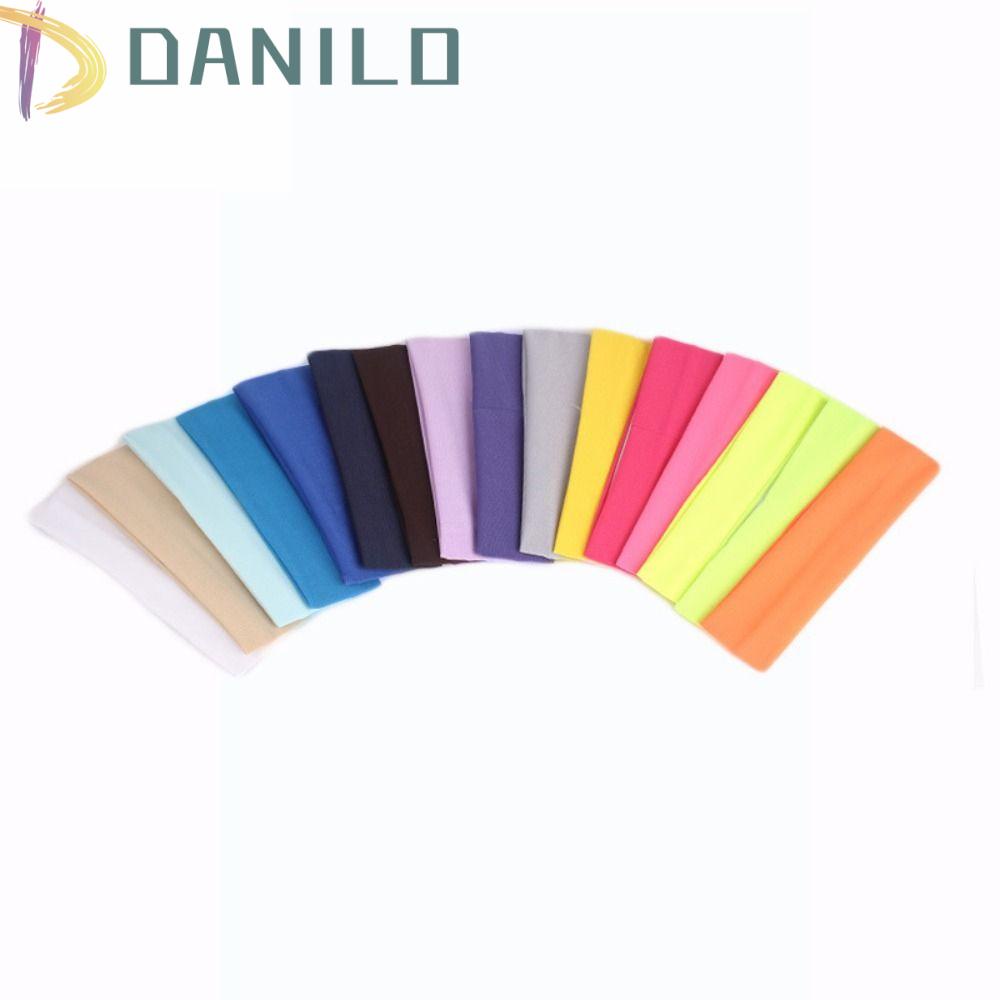 1 Băng Đô Cài Tóc Co Giãn Chống Mồ Hôi Màu Trơn Thời Trang Mùa Hè Cho Nam Và Nữ