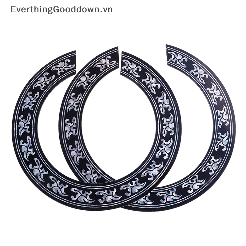 Đề Can Lỗ Âm Thanh Everthingood Màu Đen + Bạc Cho Đàn Guitar Cổ Điển