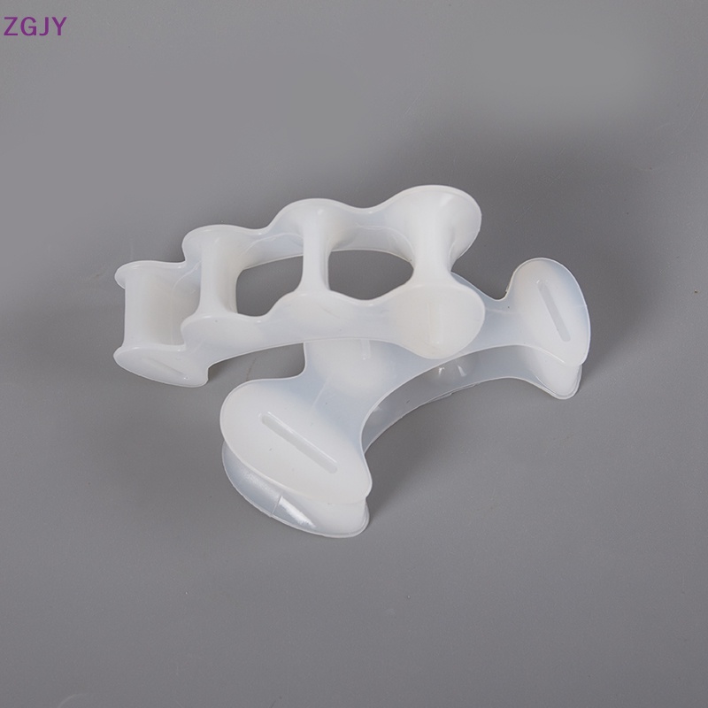 1 Cặp Đệm Silicon Cứng Tách Ngón Chân 3 Lỗ Chỉnh Hình Chỉnh Hình Ngón Chân Cái Mới