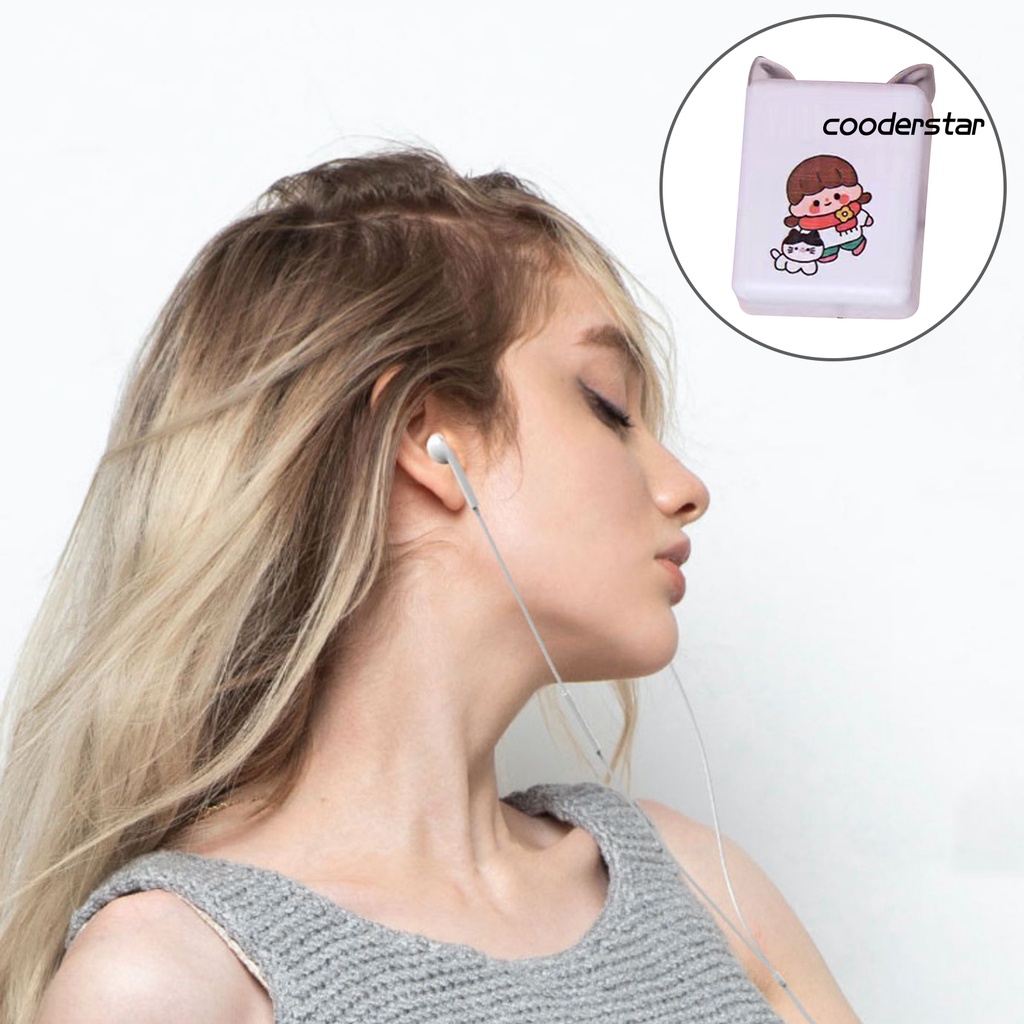 Tai Nghe Điện Thoại Hình Mèo Hoạt Hình 3.5mm Chất Lượng Cao