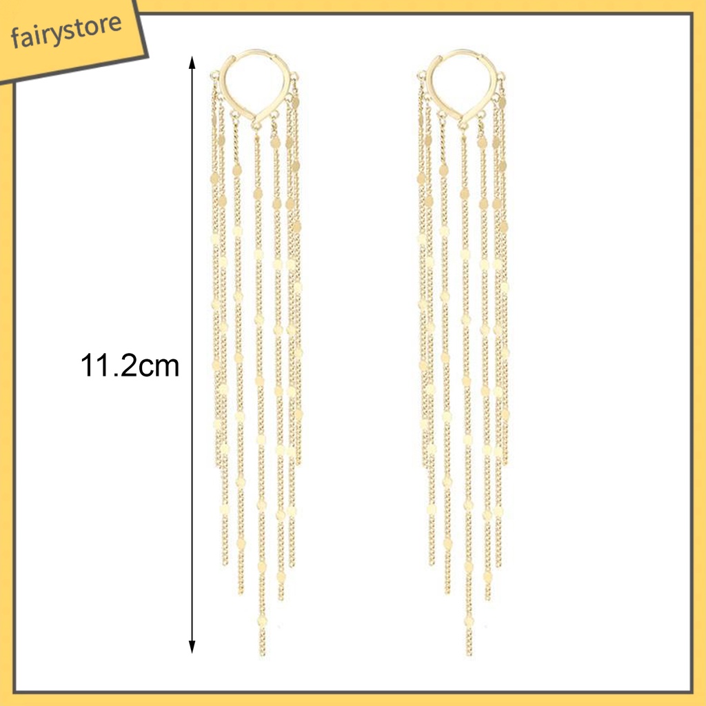 1 Đôi Bông Tai Dáng Dài Bằng Kim Loại Đính Kim Sa Hình Trái Tim Phong Cách Bohemian Thời Trang Dành Cho Nữ