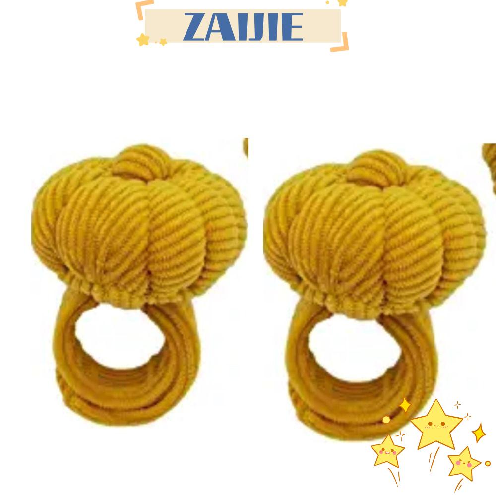 Zaijie Set 2 Miếng Đệm Quấn Kim Khâu Hình Bí Ngô DIY