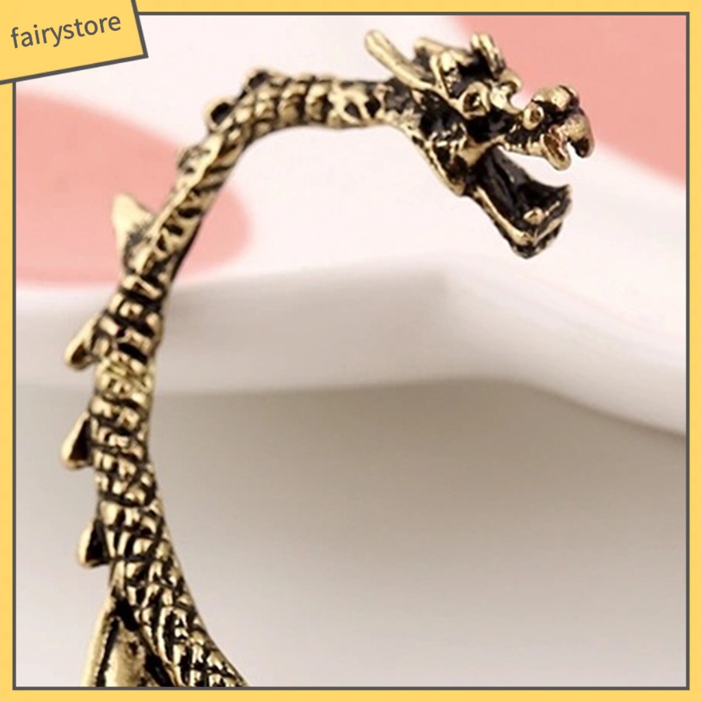 1 Khuyên Vành Tai Hình Rồng Phong Cách Gothic Punk Bằng Hợp Kim