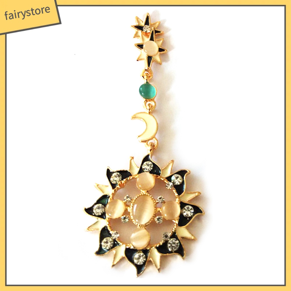 Bông Tai Hình Ngôi Sao / Mặt Trời Thời Trang Dành Cho Nữ