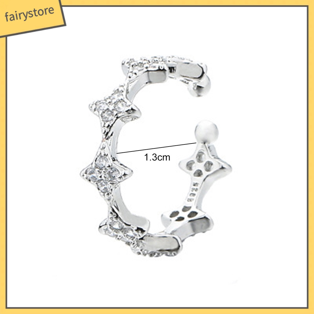 1 Khuyên Tai Dạng Kẹp Dễ Phối Đồ Thời Trang Cho Nữ