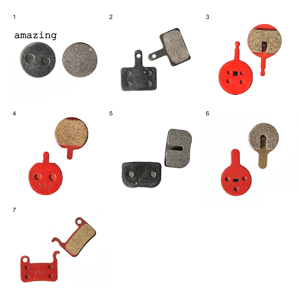 1 Cặp Má Phanh Xe Đạp Bán Kim Loại Không Gây Tiếng Ồn