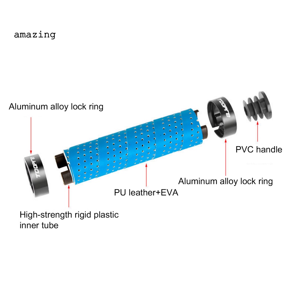 1 Bộ Vỏ Bọc Tay Lái Xe Đạp Chống Sốc / Mưa / Trượt Có Lỗ Cắm Thoáng Khí