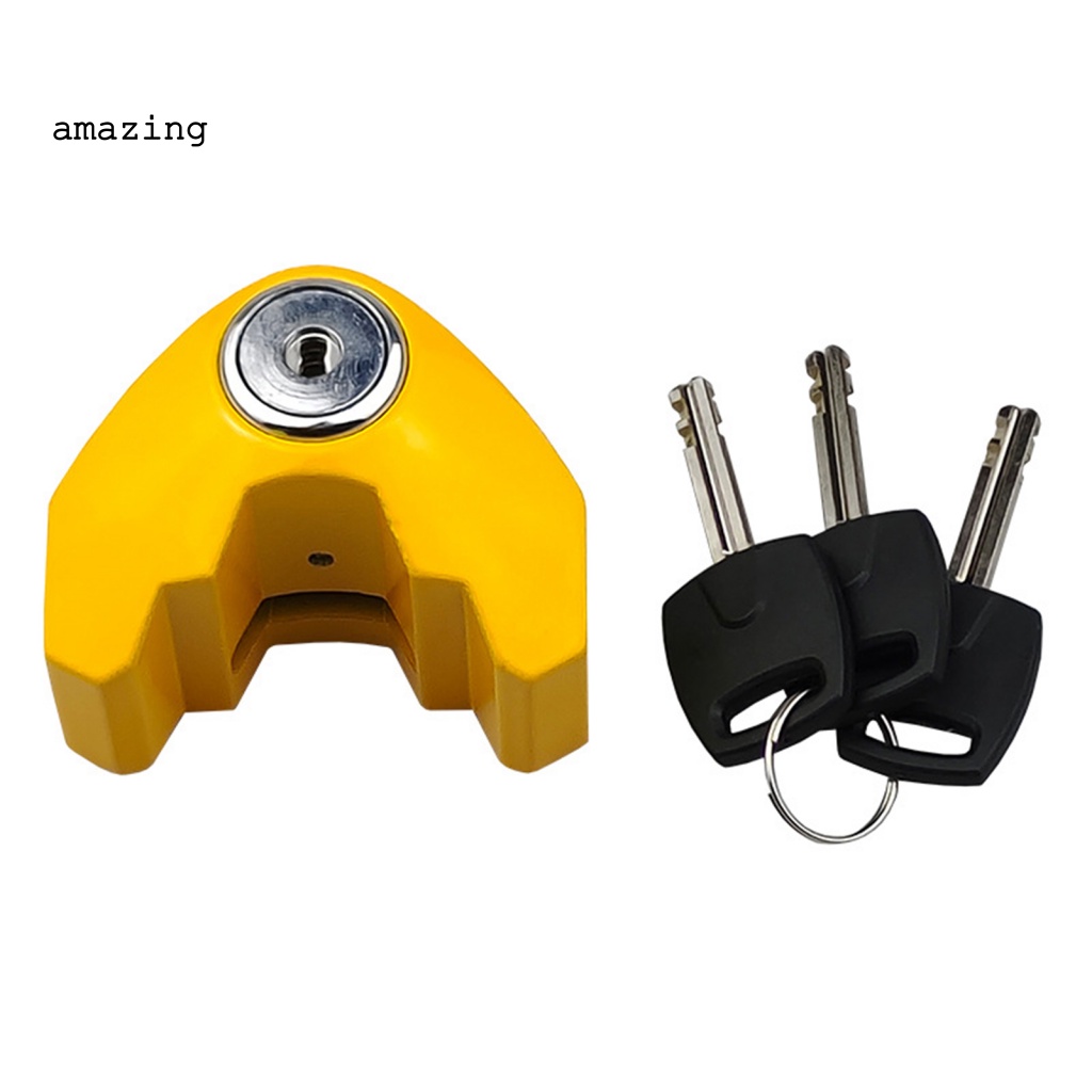 Ổ Khóa Đĩa Phanh Bằng Hợp Kim Kẽm Chống Va Chạm Chống Mòn Màu Sắc Đơn Giản Dành Cho Xe Đạp