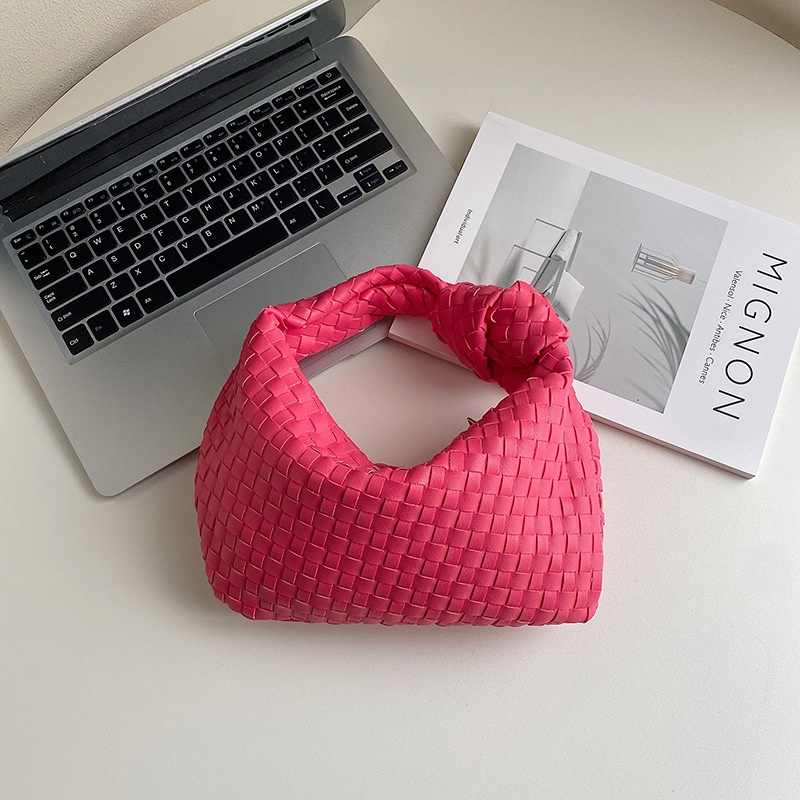 Túi Xách Da PU Hình Đám Mây Thắt Nút Phong Cách Retro Cho Nữ